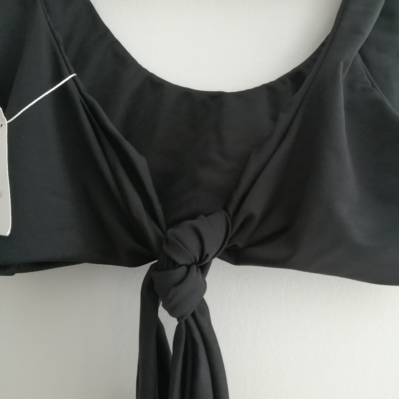 NWT Buffbunny Swimwear Wrap Around Self Tie Bikini Swim Top Small - Picture 8 of 14